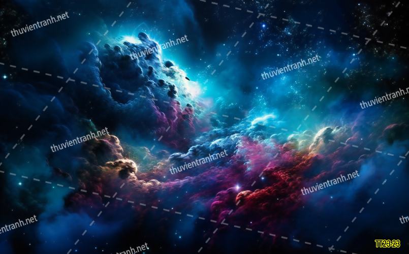 Tranh dán tường 3D trừu tượng- -TT23-23 - Kết quả tìm kiếm tranh tường